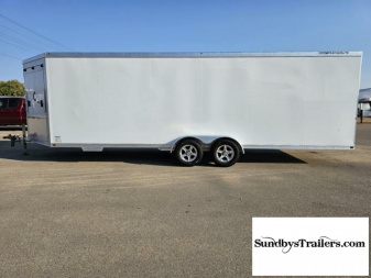 Used 2020 Featherlite 7X24' Enclosed Trailer