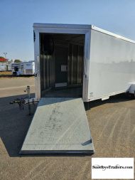 Used 2020 Featherlite 7X24' Enclosed Trailer