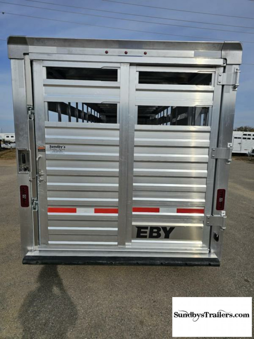 New 2025 Eby Maverick 7x24' Stock Trailer