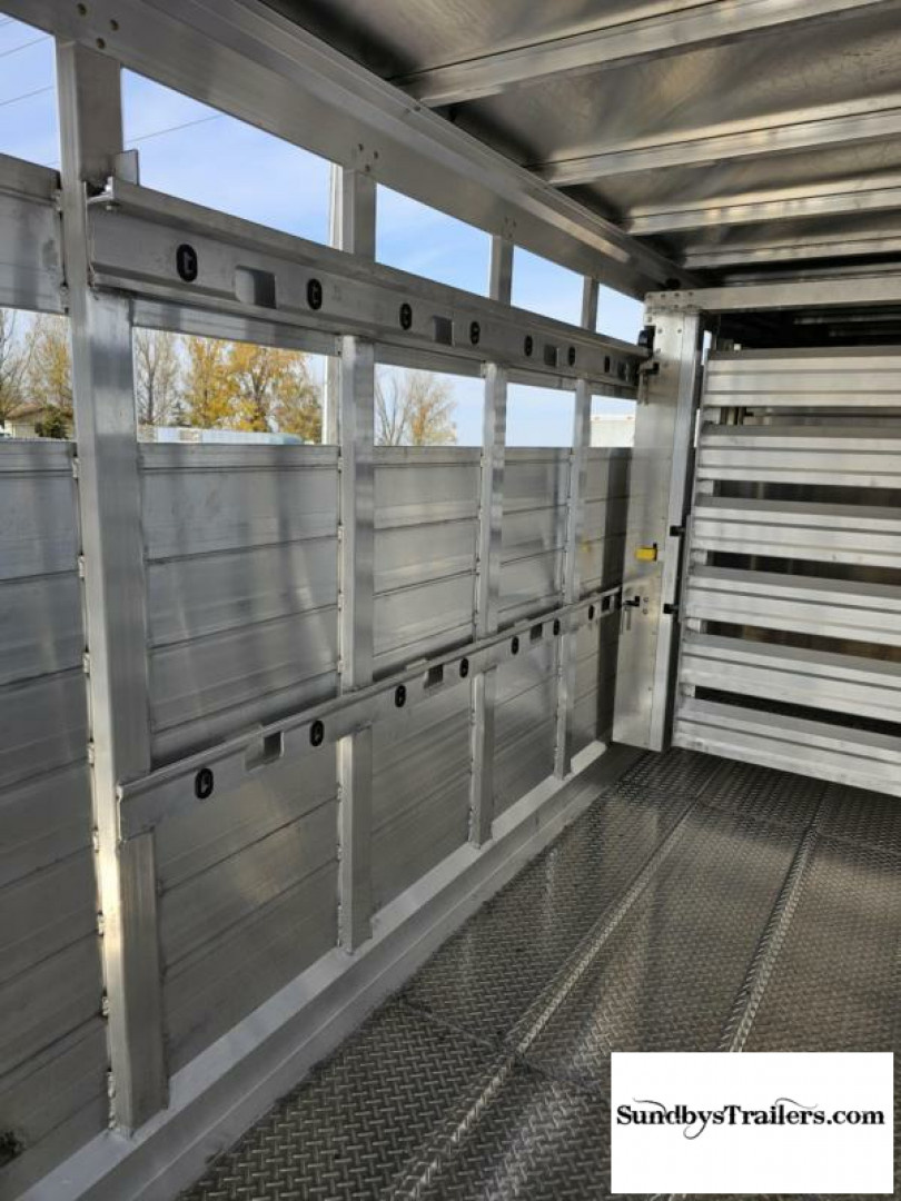 New 2025 Eby Maverick 7x24' Stock Trailer