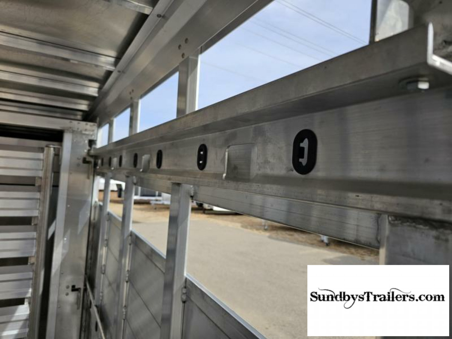 New 2025 Eby Maverick 7x24' Stock Trailer