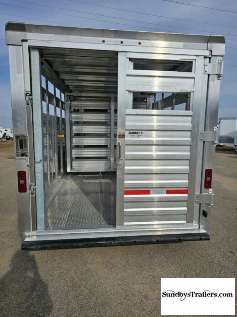 New 2025 Eby Maverick 7x24' Stock Trailer