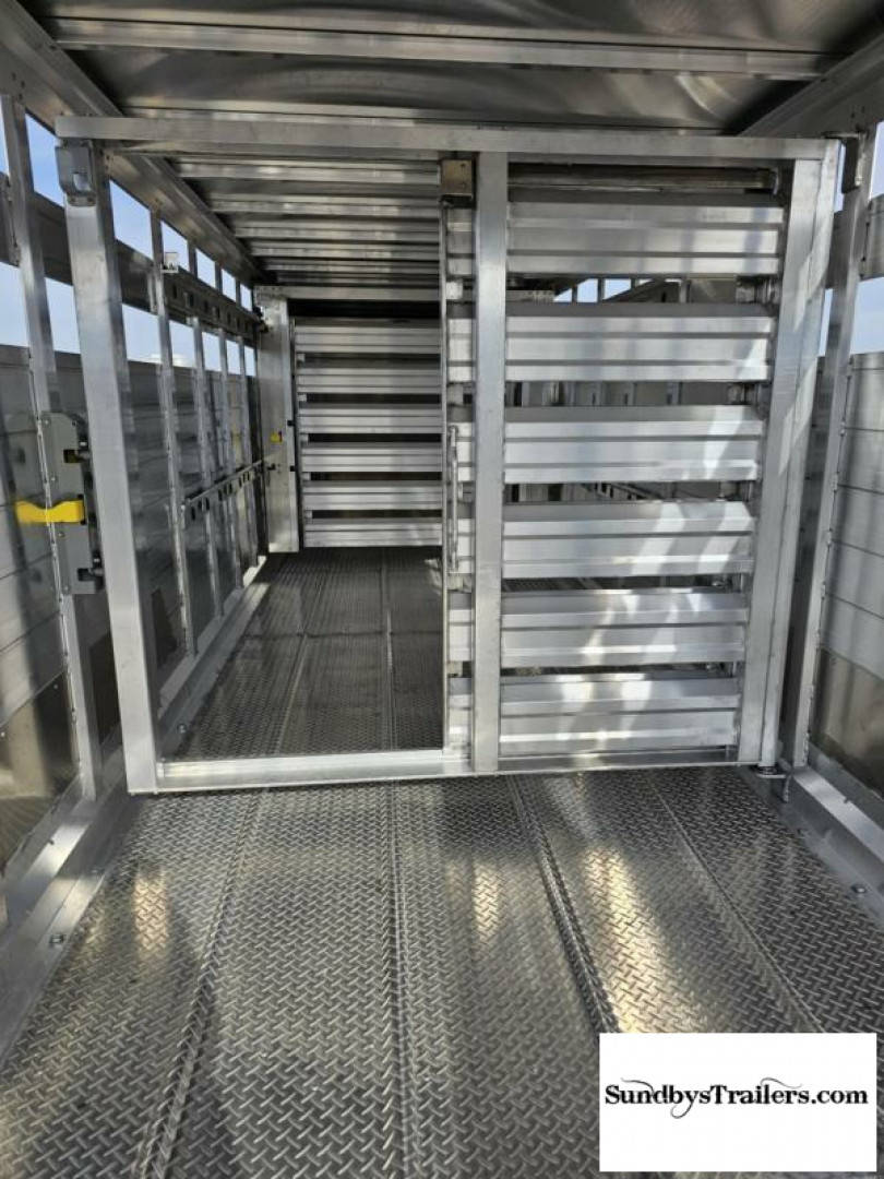 New 2025 Eby Maverick 7x24' Stock Trailer