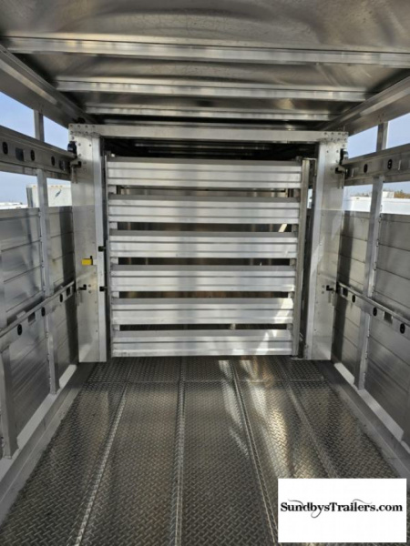 New 2025 Eby Maverick 7x24' Stock Trailer