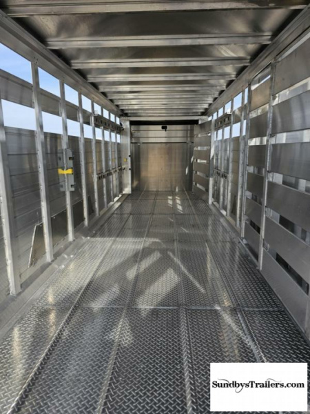 New 2025 Eby Maverick 7x24' Stock Trailer