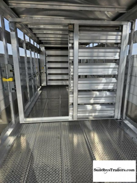 New 2025 Eby Maverick 7x24' Stock Trailer