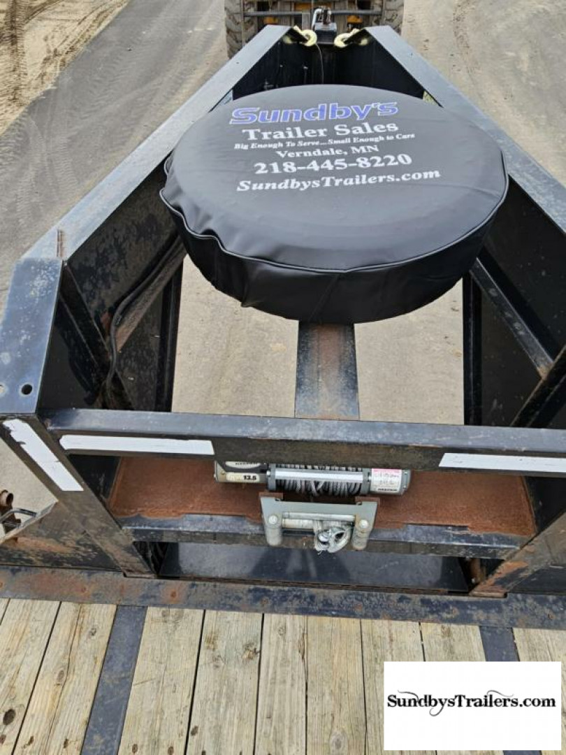 Used 2017 Big Tex 30+5' Flatbed Trailer