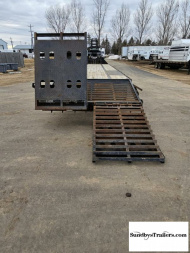 Used 2017 Big Tex 30+5' Flatbed Trailer