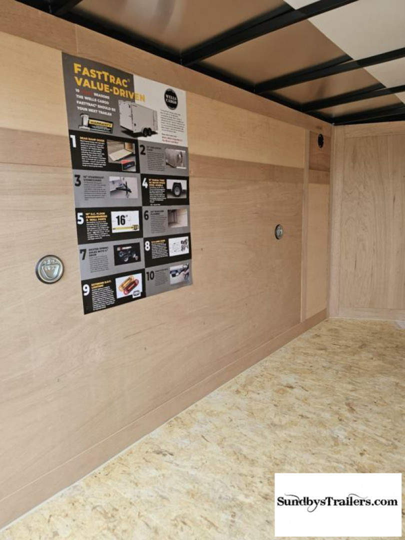 New 2025 Wells Cargo Fast Trac 5x10' Enclosed Trailer