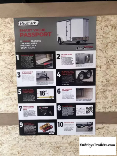 New 2025 Haulmark 7x16' Trailer