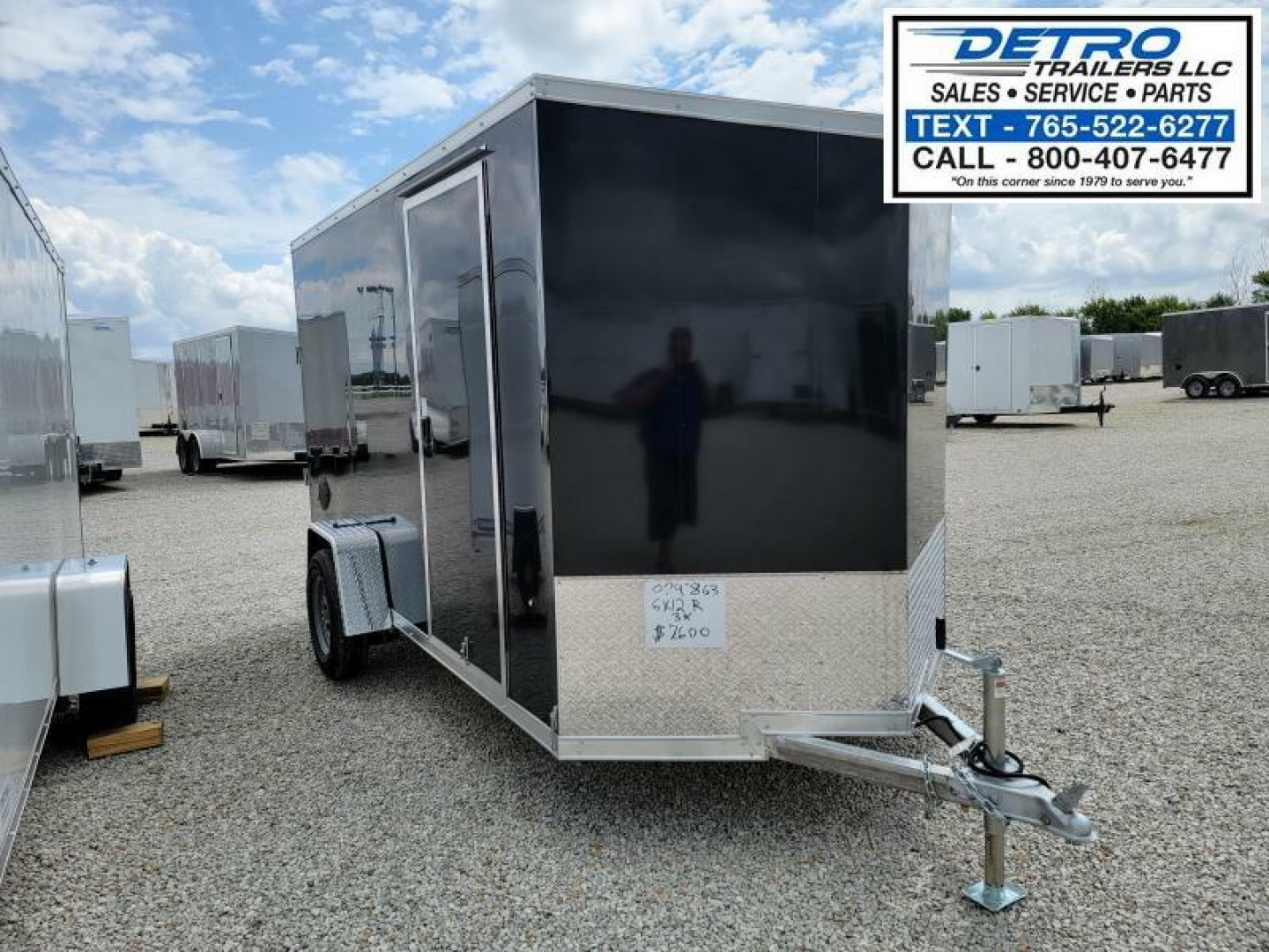 New 2023 Cargo Express AX 6' x 12' 3K Idler Ramp Door Aluminum Enclosed Cargo Trailer