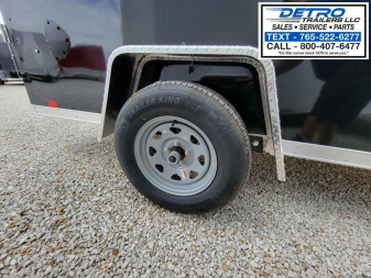 New 2023 Cargo Express AX 6' x 12' 3K Idler Ramp Door Aluminum Enclosed Cargo Trailer