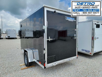 New 2023 Cargo Express AX 6' x 12' 3K Idler Ramp Door Aluminum Enclosed Cargo Trailer