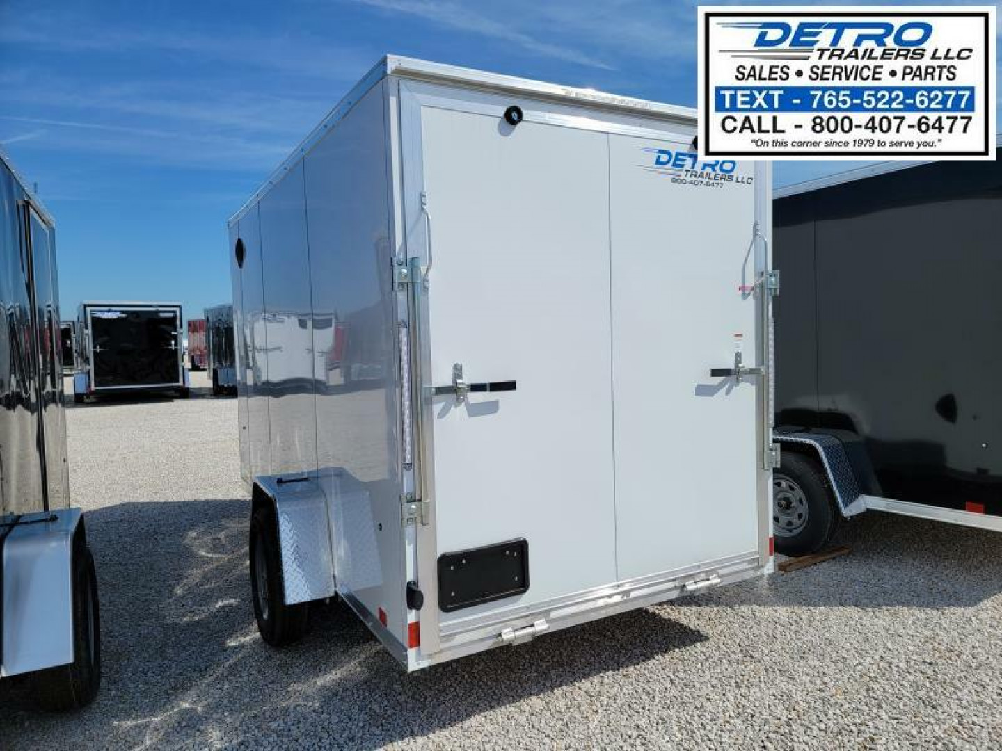 New 2023 Cargo Express AX 6' x 12' 3K Idler Ramp Door Aluminum Enclosed Cargo Trailer