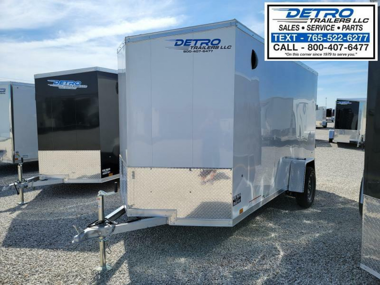 New 2023 Cargo Express AX 6' x 12' 3K Idler Ramp Door Aluminum Enclosed Cargo Trailer