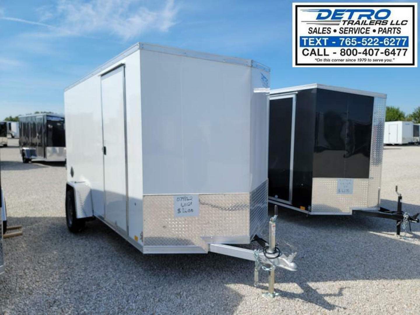 New 2023 Cargo Express AX 6' x 12' 3K Idler Ramp Door Aluminum Enclosed Cargo Trailer