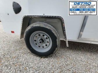 New 2023 Cargo Express DLX 6' x 10' 3K Idler Ramp Door Enclosed Cargo Trailer