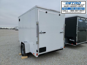 New 2023 Cargo Express DLX 6' x 10' 3K Idler Ramp Door Enclosed Cargo Trailer