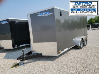 New 2023 Cargo Express XL SE 7' x 16' 7K Double Rear Door Enclosed Cargo Trailer