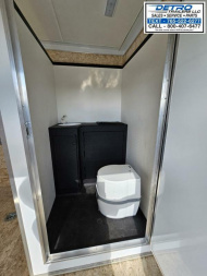 New 2023 Pace American SE 8.5' x 20' 10K Ramp Door Enclosed Trailer w/ Bathroom