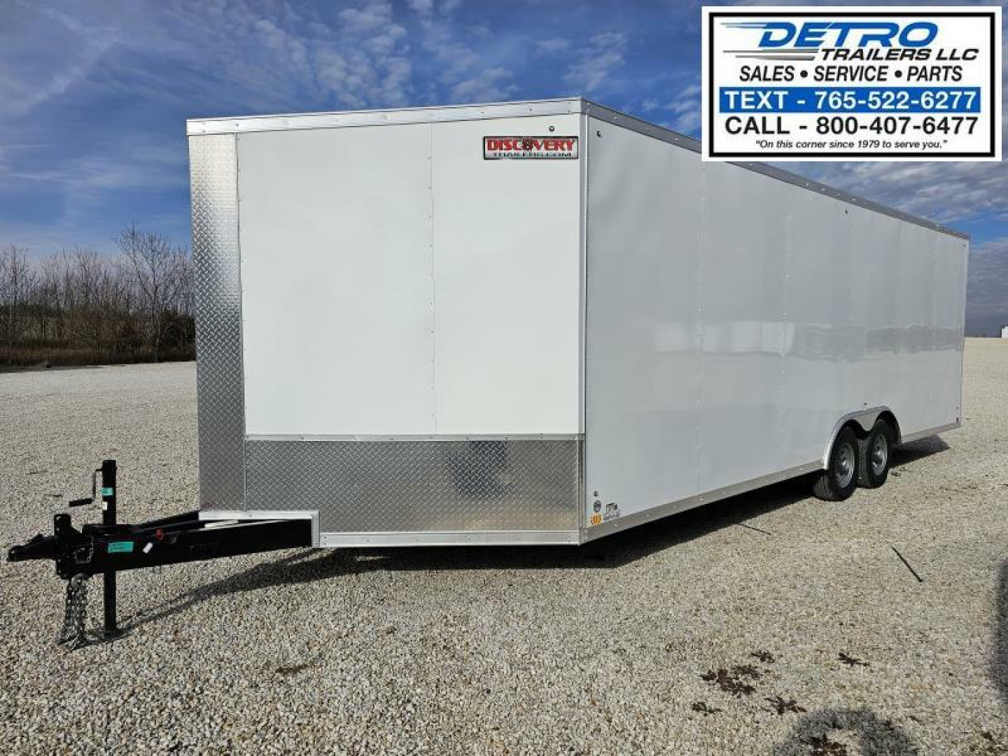 New 2024 Discovery Trailers 8.5' x 24' 10K Ramp Door Enclosed Airplane Hauler Trailer
