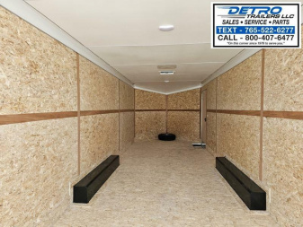 New 2024 Discovery Trailers 8.5' x 24' 10K Ramp Door Enclosed Airplane Hauler Trailer