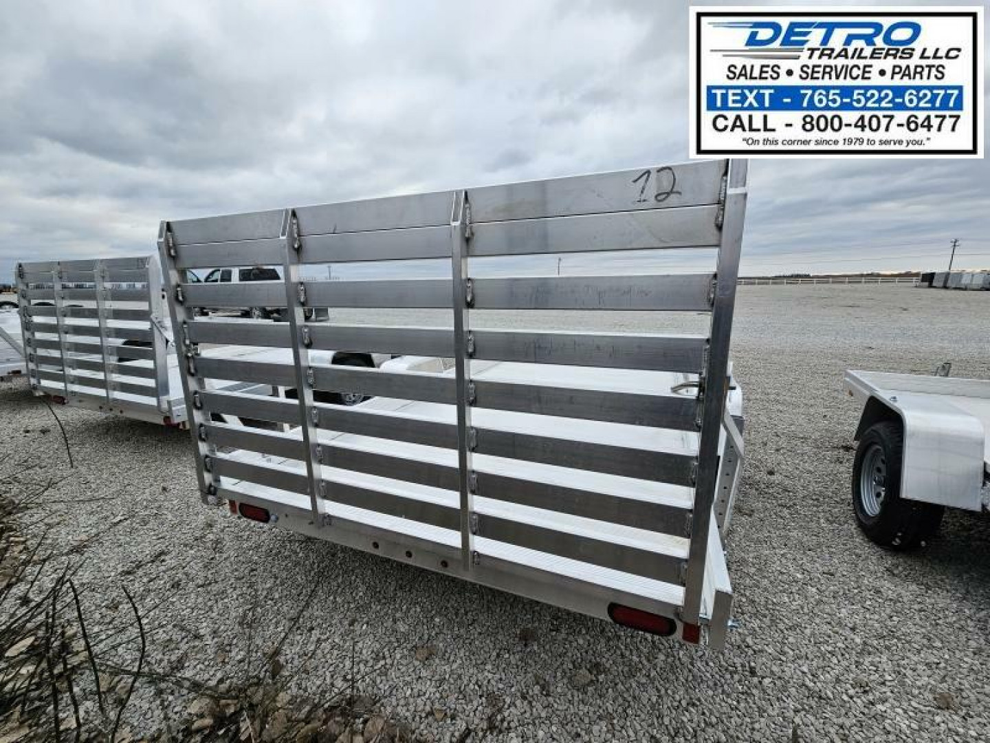 New 2024 Aluma 7814ES-A 3K Torsion Idler Utility Trailer
