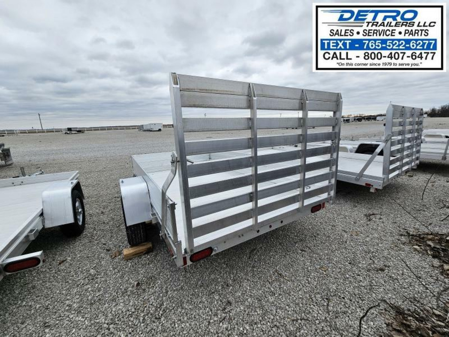 New 2024 Aluma 6810H-S-TG 3K Torsion Idler Utility Trailer