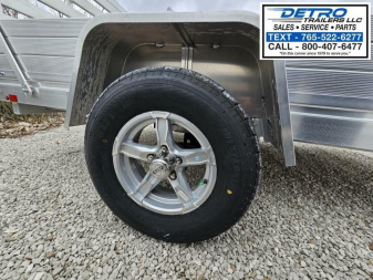 New 2024 Aluma 6810H-S-TG 3K Torsion Idler Utility Trailer