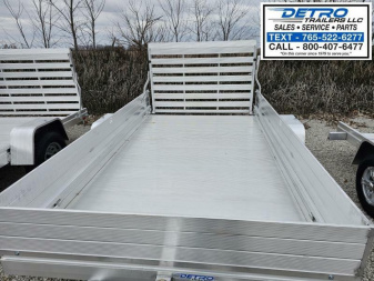 New 2024 Aluma 6810H-S-TG 3K Torsion Idler Utility Trailer