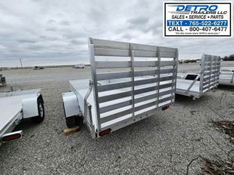 New 2024 Aluma 6810H-S-TG 3K Torsion Idler Utility Trailer