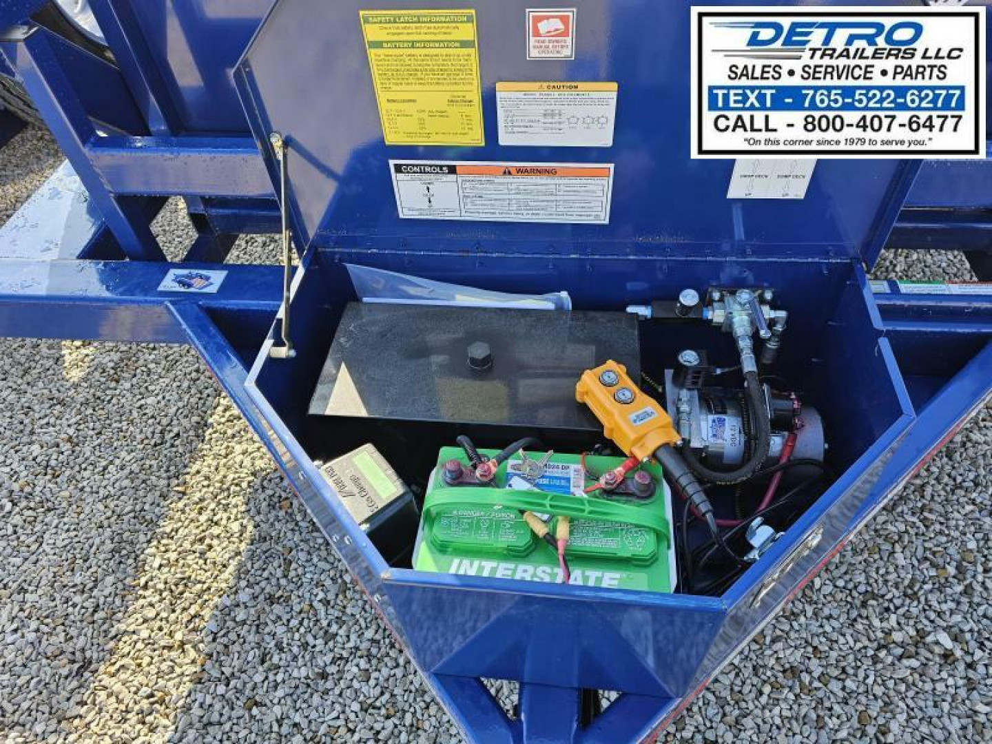 New 2024 Air Tow 3D-12 6' x 12' 15K Telescopic Dump Trailer w/ Ground Level Loading Drop-Deck