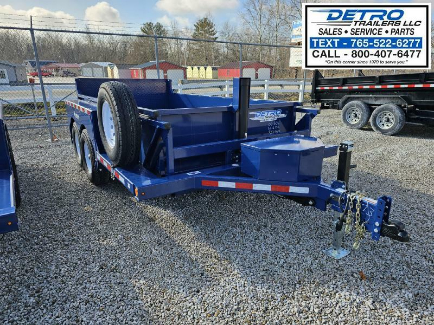 New 2024 Air Tow 3D-12 6' x 12' 15K Telescopic Dump Trailer w/ Ground Level Loading Drop-Deck