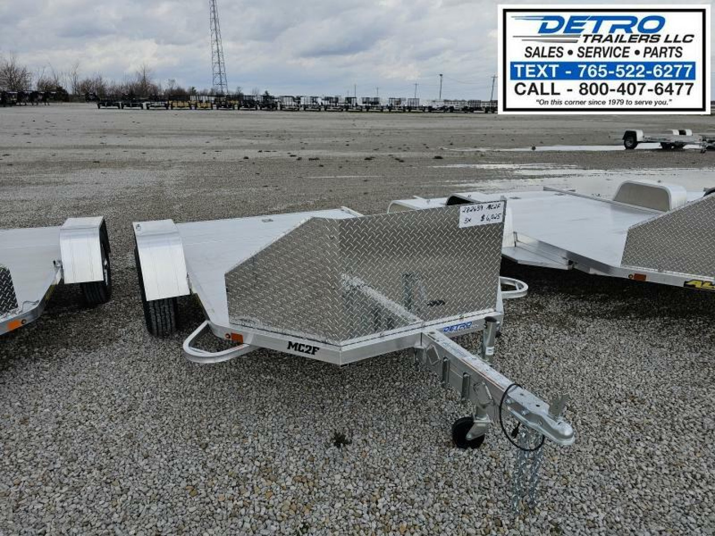 New 2025 Aluma MC2F Motorcycle/Utility Trailer