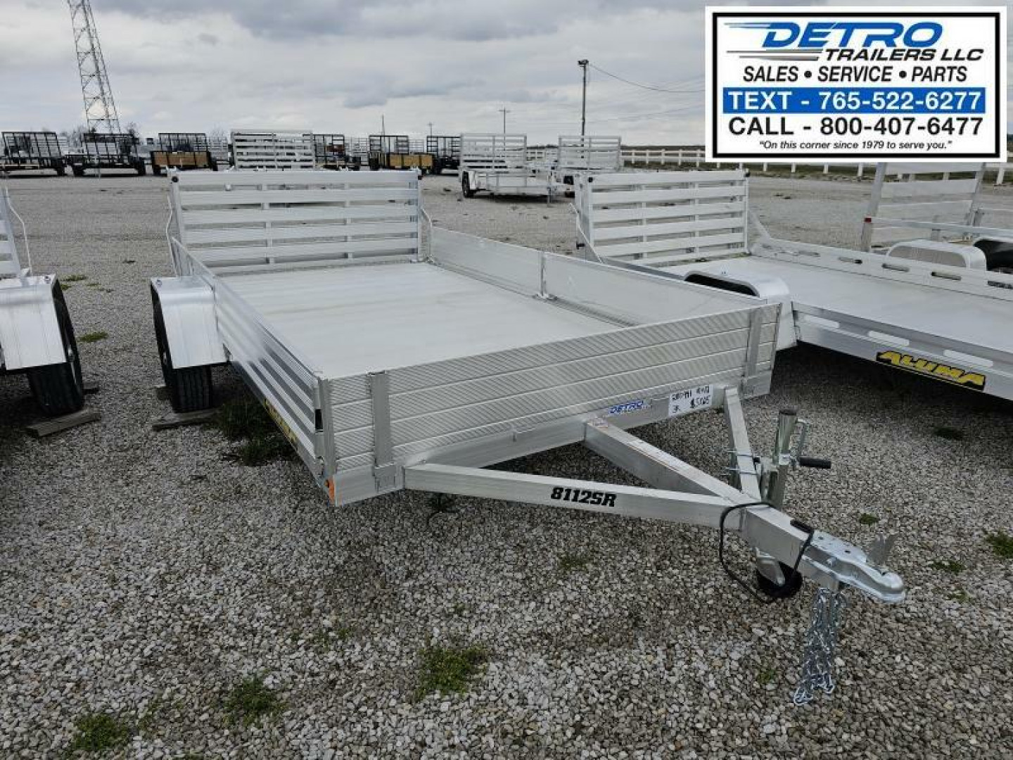 New 2024 Aluma 8112 SR Utility Trailer