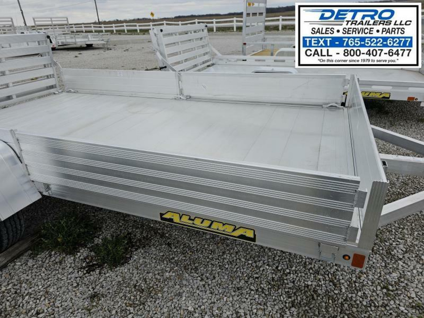 New 2024 Aluma 8112 SR Utility Trailer
