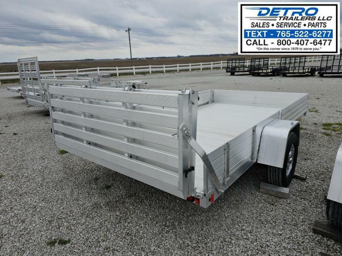 New 2024 Aluma 8112 SR Utility Trailer