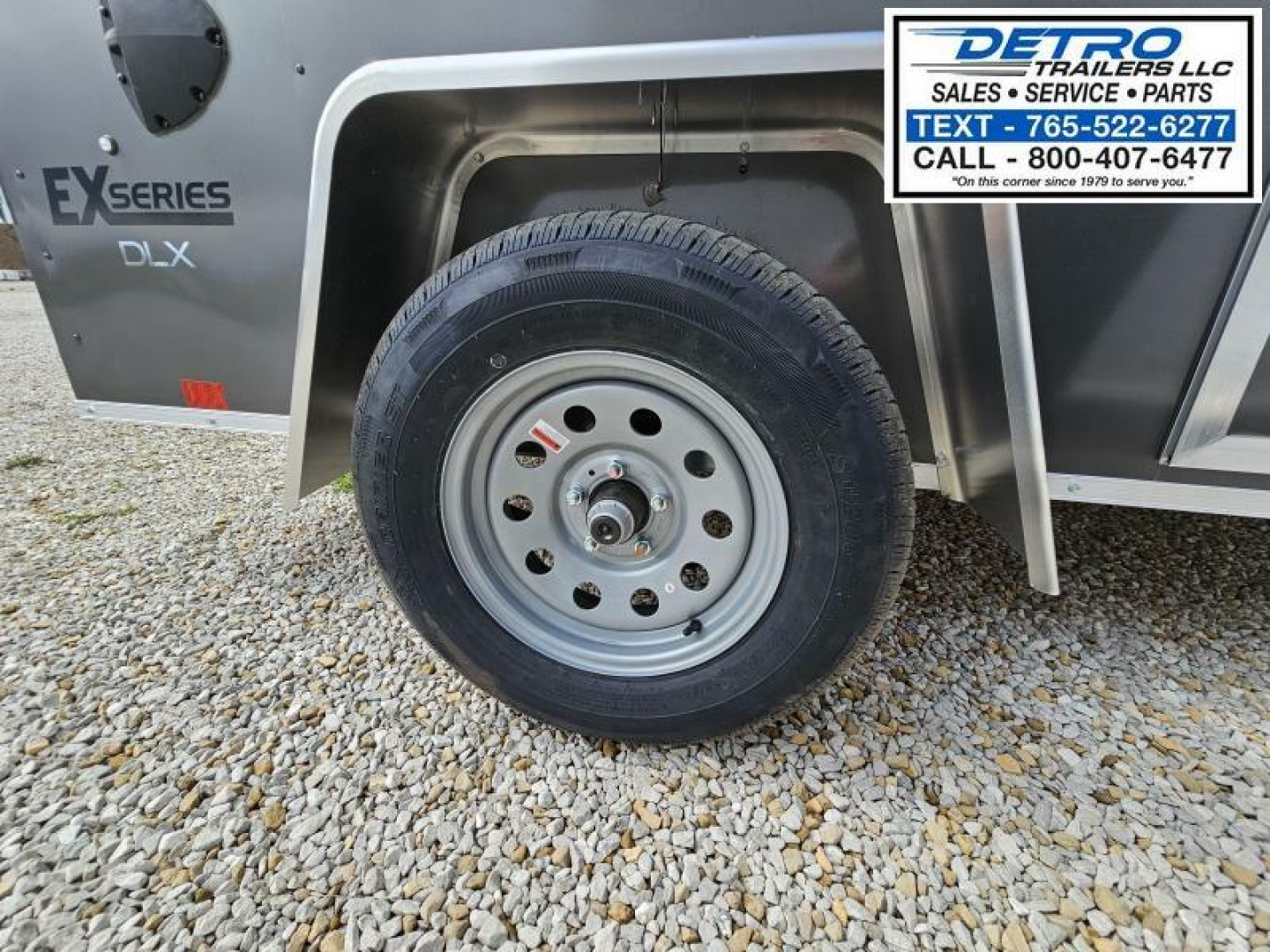 New 2024 Cargo Express EX DLX 6' x 10' 3K Idler Double Rear Door Enclosed Cargo Trailer