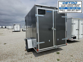 New 2024 Cargo Express EX DLX 6' x 10' 3K Idler Double Rear Door Enclosed Cargo Trailer