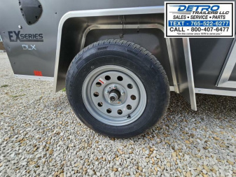 New 2024 Cargo Express EX DLX 6' x 10' 3K Idler Double Rear Door Enclosed Cargo Trailer