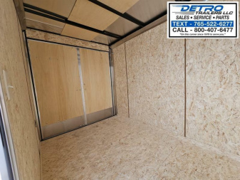 New 2024 Cargo Express EX DLX 6' x 10' 3K Idler Double Rear Door Enclosed Cargo Trailer