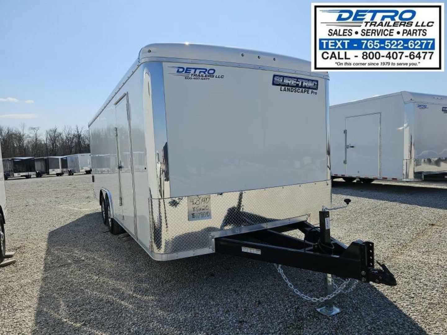 New 2024 Sure-Trac 8.5' x 20' 10K Landscape Pro Round Top Ramp Door Enclosed Cargo Trailer