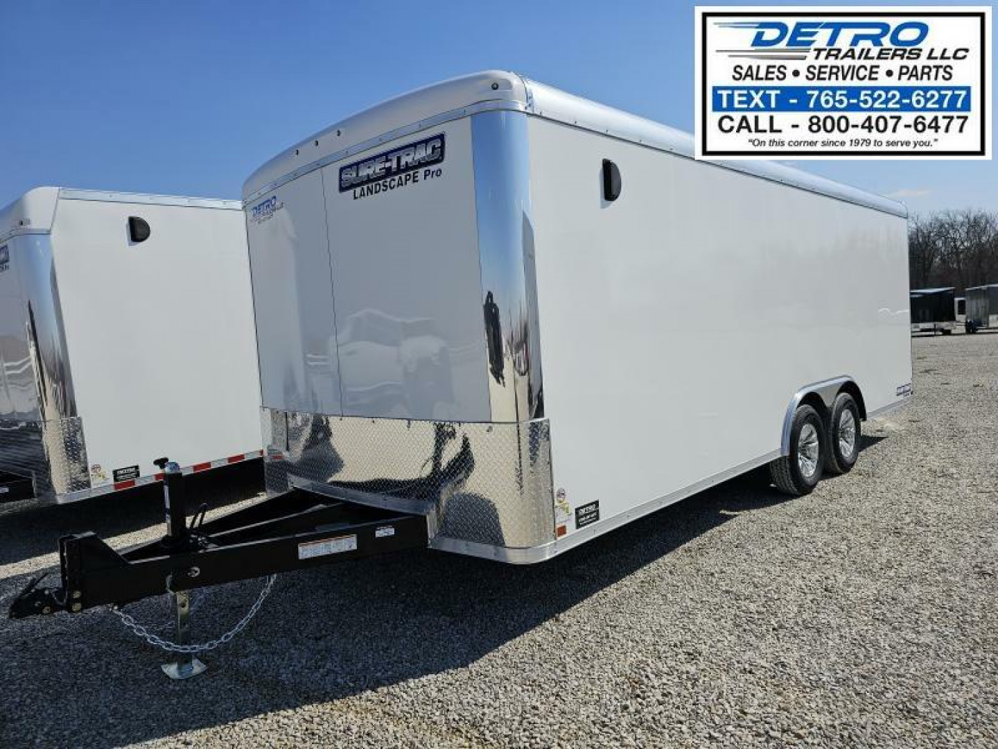 New 2024 Sure-Trac 8.5' x 20' 10K Landscape Pro Round Top Ramp Door Enclosed Cargo Trailer