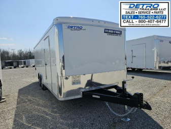 New 2024 Sure-Trac 8.5' x 20' 10K Landscape Pro Round Top Ramp Door Enclosed Cargo Trailer