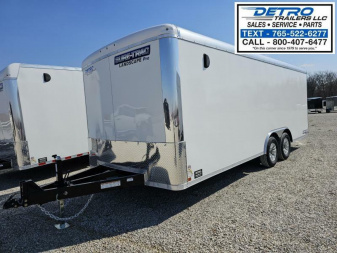 New 2024 Sure-Trac 8.5' x 20' 10K Landscape Pro Round Top Ramp Door Enclosed Cargo Trailer