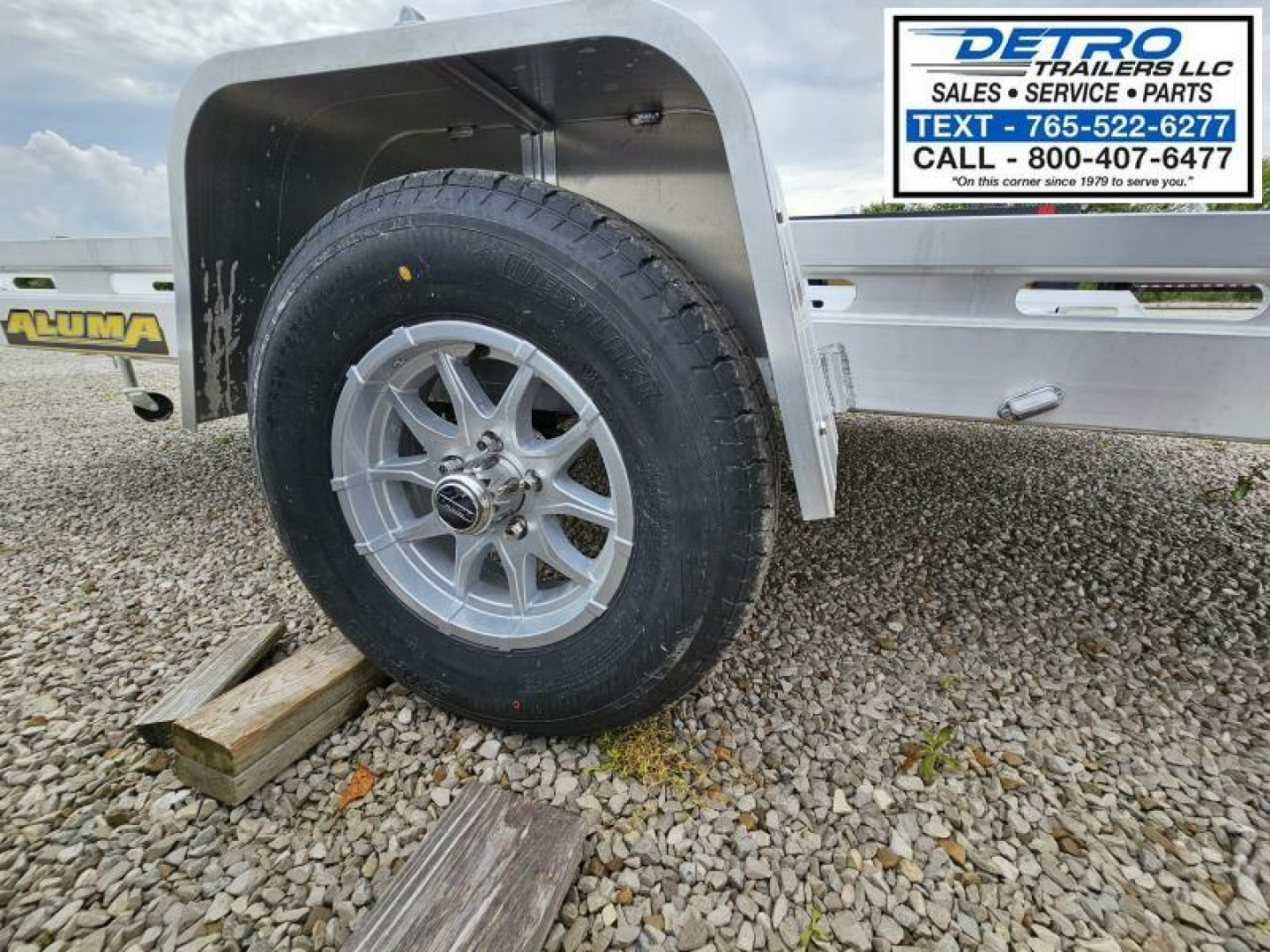 New 2025 Aluma 7712H-TILT-S 3K Torsion Tilt Utility Trailer