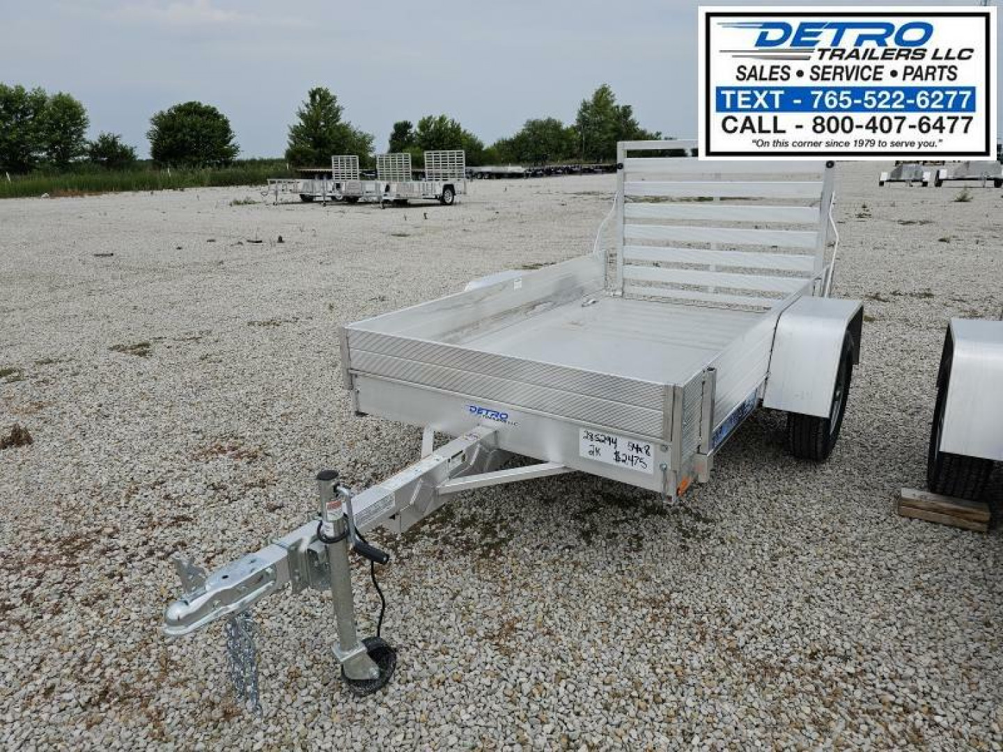 New 2025 Aluma 548S-TG 2K Torsion Idler Utility Trailer