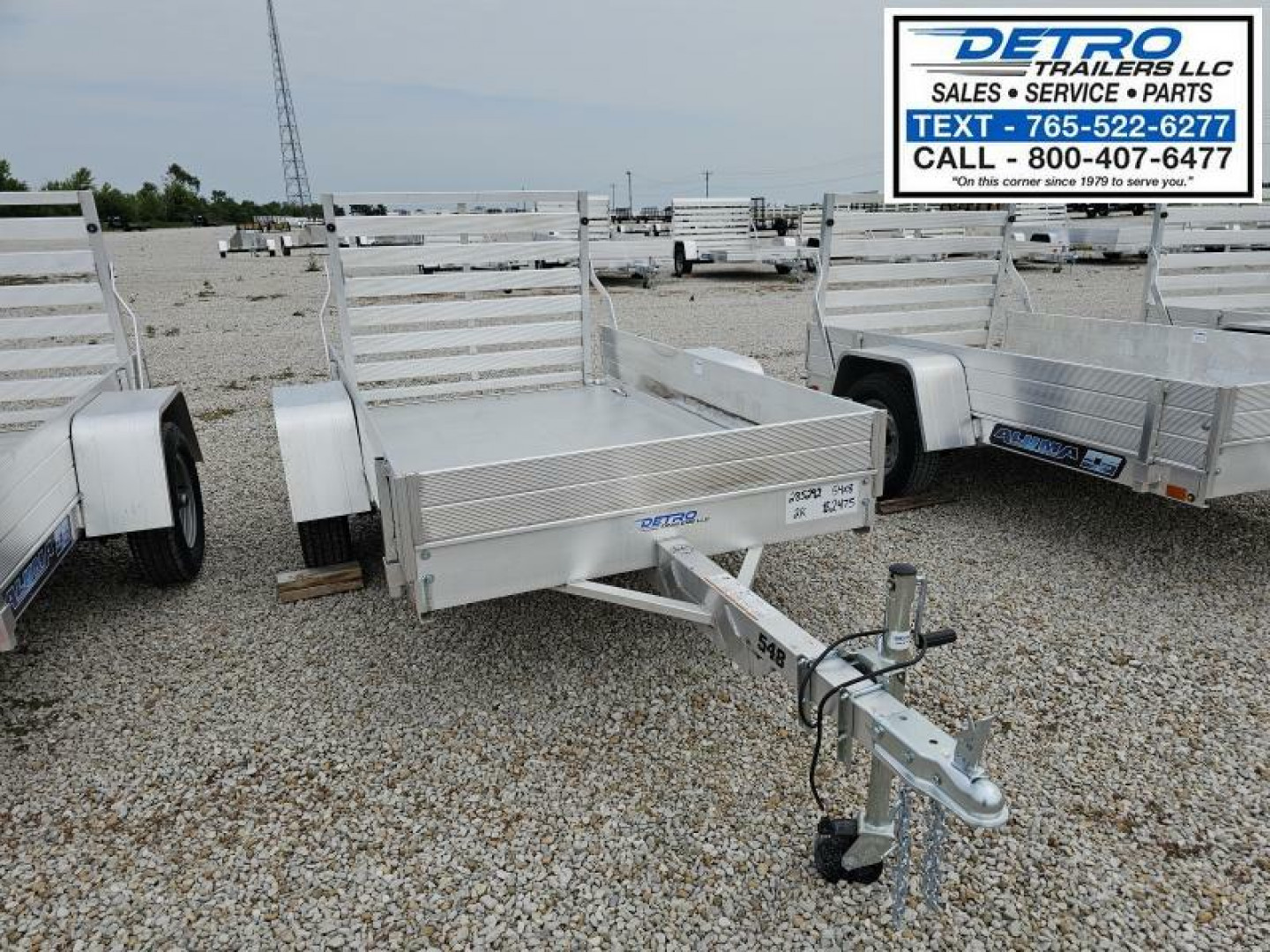 New 2025 Aluma 548S-TG 2K Torsion Idler Utility Trailer