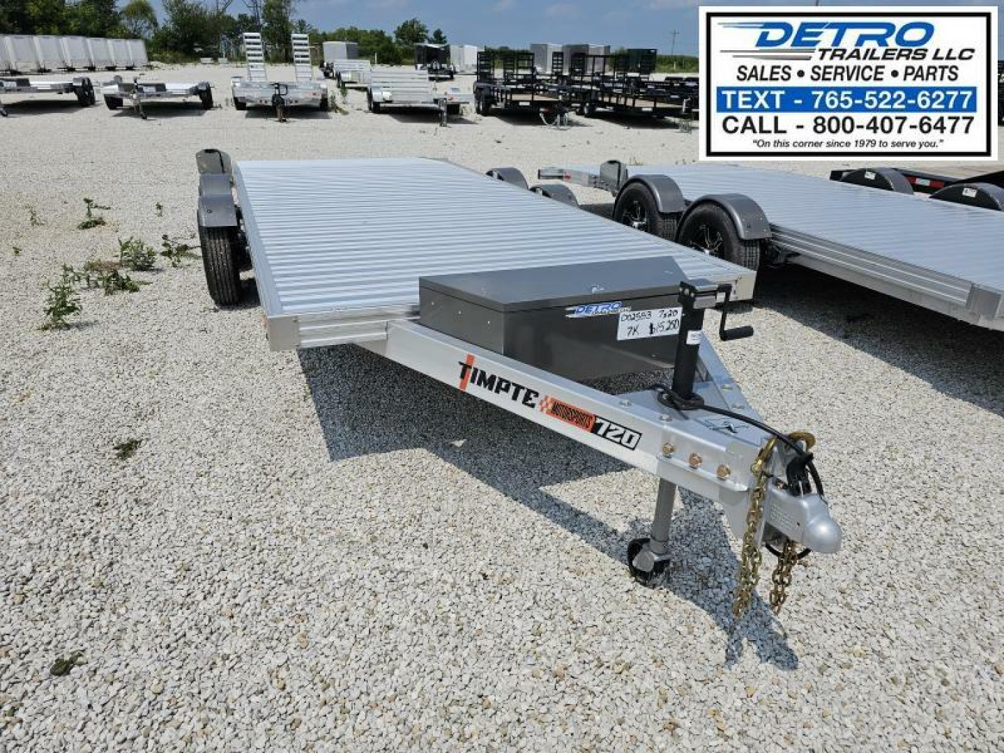 New 2025 Timpte TKR3TSEZ 82" X 20' 7K Tilt Deck Equipment Trailer
