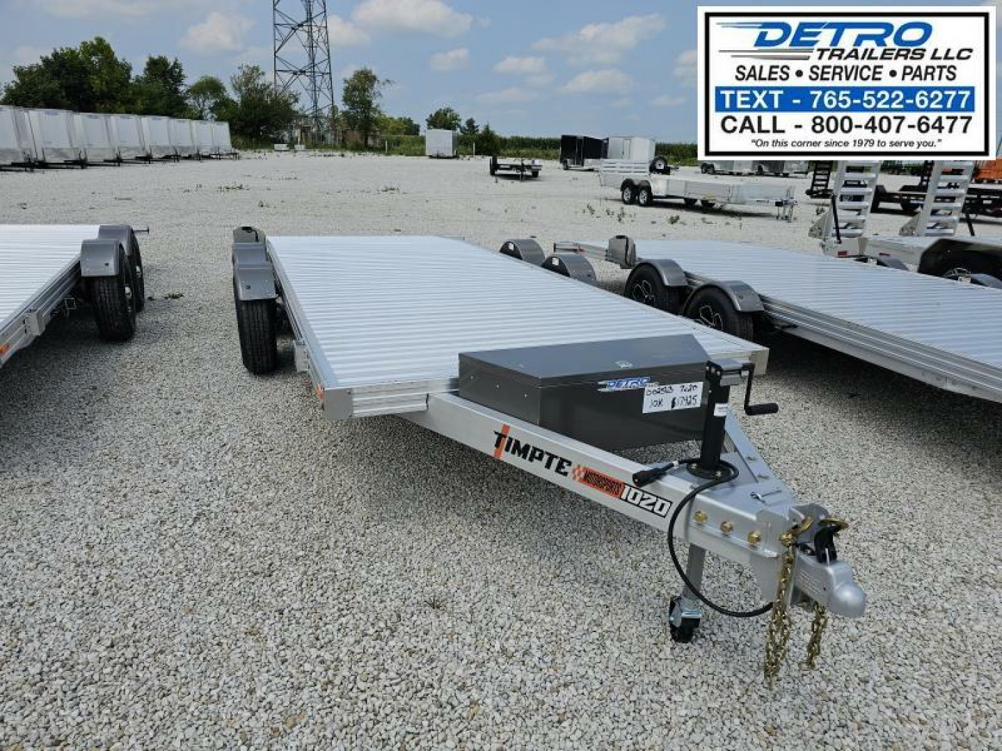 New 2025 Timpte 1020R3TSEZ 82" x 20' 10K Tilt Deck Equipment Trailer